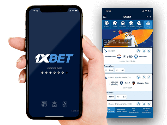 Install the 1xBet app Cameroon